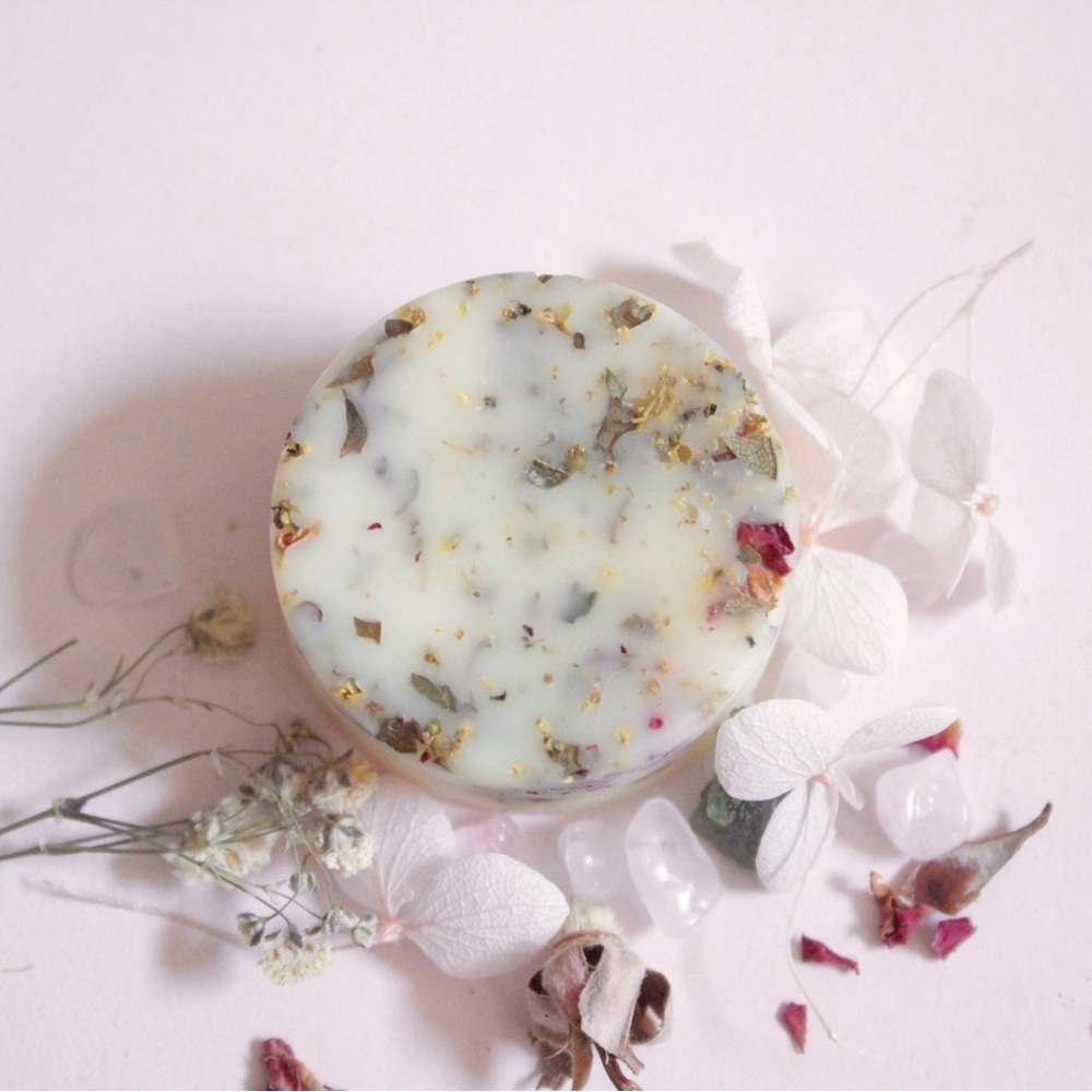 Handmade Aromatherapy Heart Chakra Beeswax Wax Melts with Essential Oils